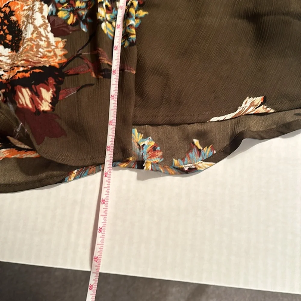 Umgee floral bell sleeve swing dress/tunic size small 🧡 - Picture 14 of 15